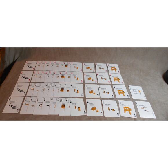 Enerpac Hydraulic Tools Advertising Playing Cards Complete Deck w/2 Jokers NO BX - Picture 2 of 3